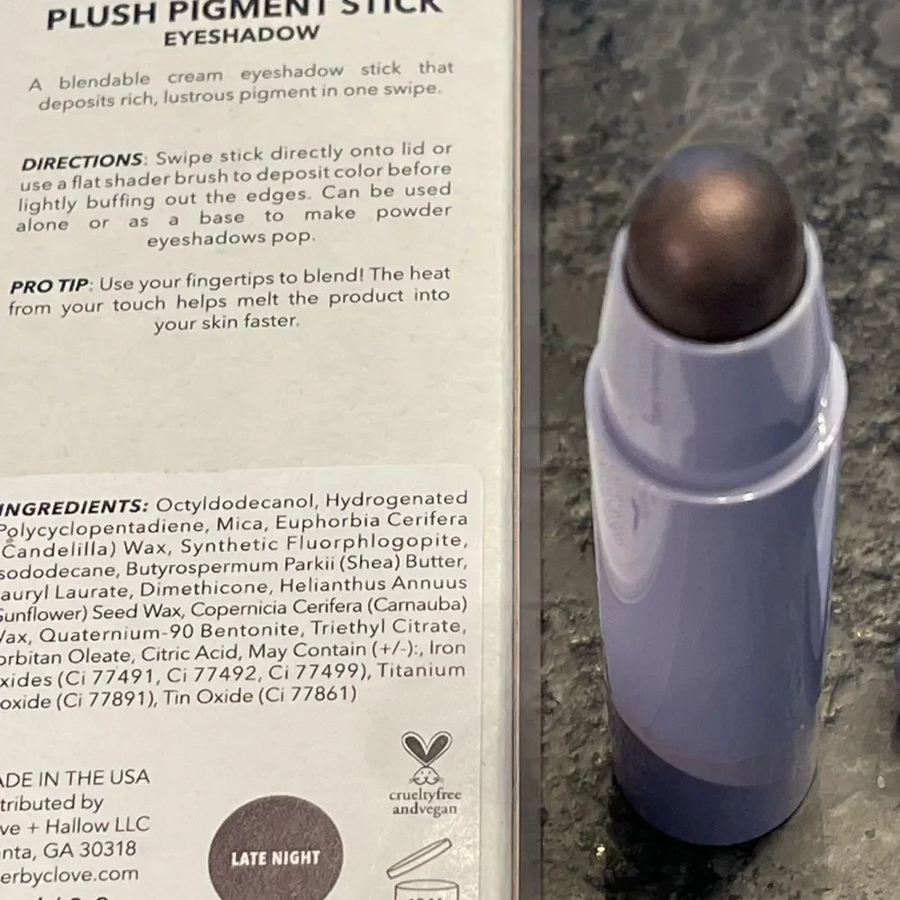 Clover Plush Pigment Eyeshadow Stick by CLOVE + HALLOW choose your shade